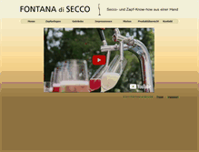 Tablet Screenshot of fontana-di-secco.com